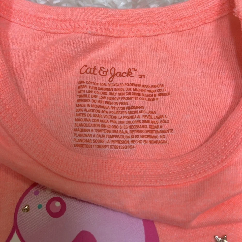 CAT&JACK || Toddler Girl Pink Tank Top (3T) - Picture 3 of 5